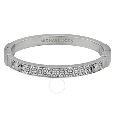 michael kors bracelet silver|michael kors belt bangle bracelet.